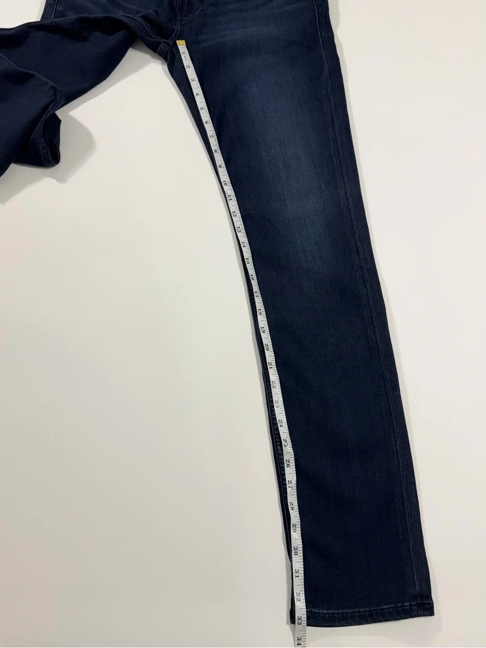 PAIGE Lennox Elton Dark Wash Slim Straight Jeans Mens Size 31